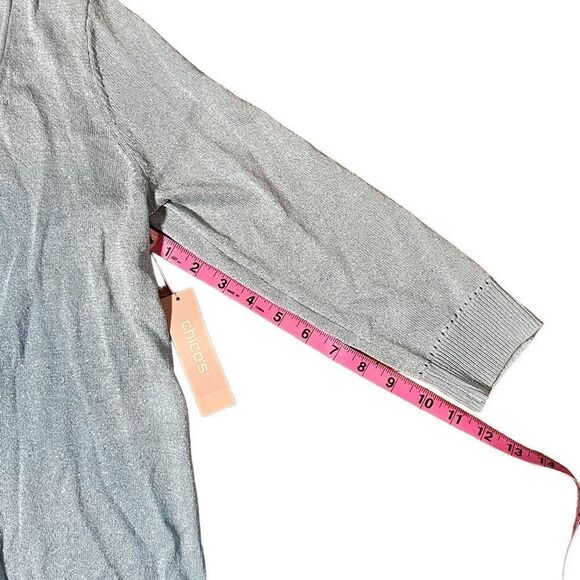 NWT Chico’s Button Up Cardigan Size 00 Women’s XS - Picture 7 of 11